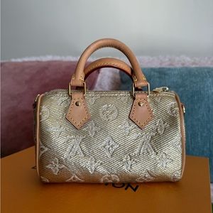 [SOLD 💔]Louis Vuitton Nano Speedy Monoglam
